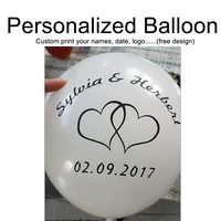 custom your own party balloons personalized balloon print your name logo for wedding birthday baby shower advertising balloons