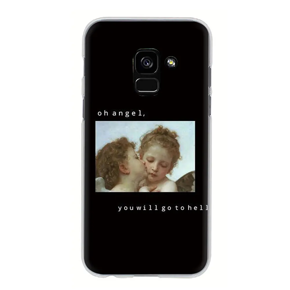 Новинка Ренессанс ангелы Fundas жесткий чехол для телефона samsung Galaxy A6 plus 7 8 9 A10S 20S 20E 30S 40S 50S 60 70S - Цвет: H10