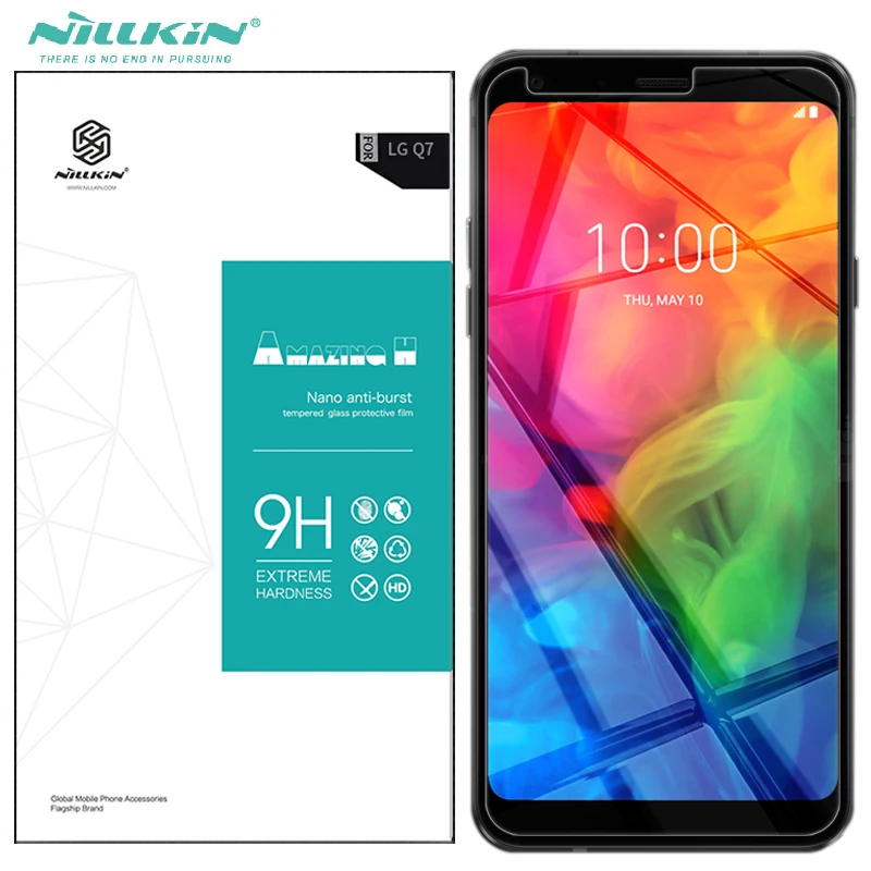 Nano Стекло для lg Q7 защита экрана Nillkin олеофобными закаленное стекло для lg q7 q7+ Расширенная защитная пленка