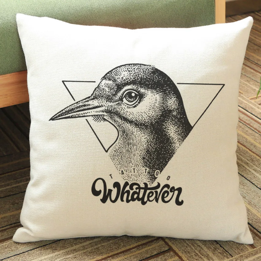 Тату животное модель декоративных подушек пледы Подушка Чехол для автомобиля