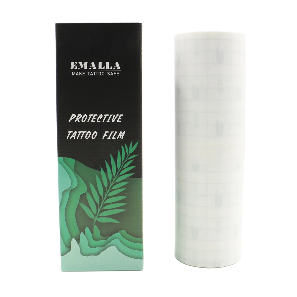 EMALLA, новинка, тату-бандаж, рулон, 10 м, микроблейдинг, дышащая пленка для татуировки, тату, уход за татуировками, исцеление, тату, аксессуары