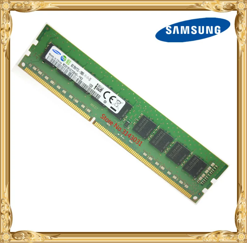Серверная память Samsung DDR3 8 ГБ 1600 МГц чистый ECC UDIMM 2RX8 8G рабочая станция RAM 12800 без