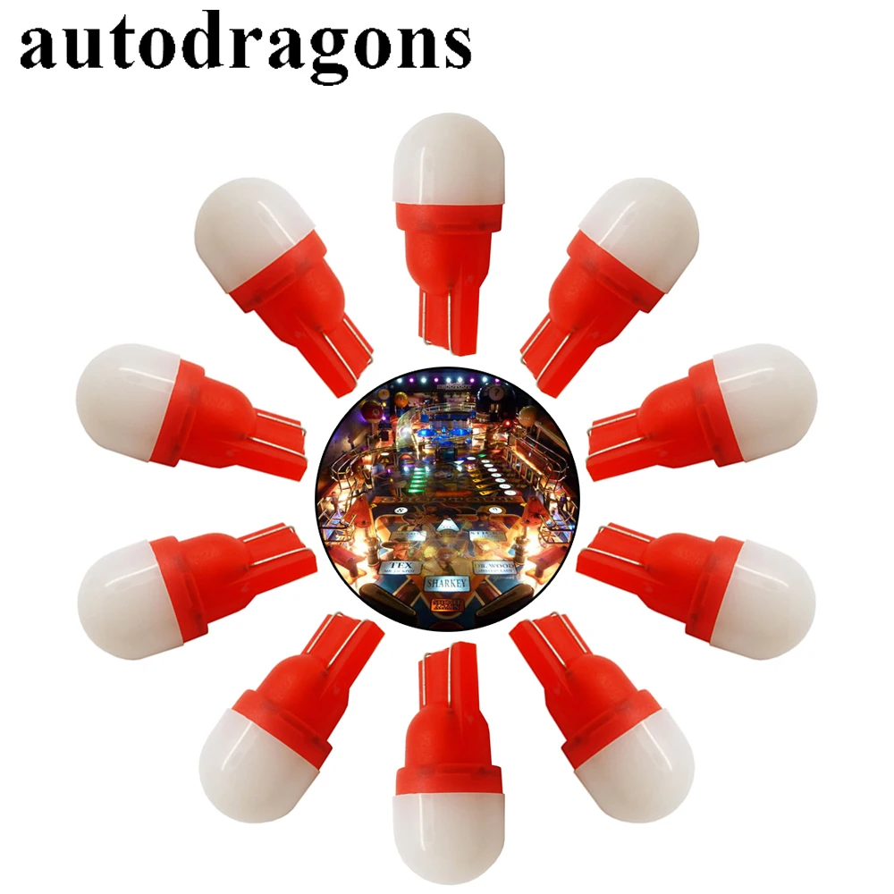Autodragons 20 * матовая круглая линза SMD 1 5050SMD Флиппер лампа не ореолы #555 танкетка AC DC 6 3 V