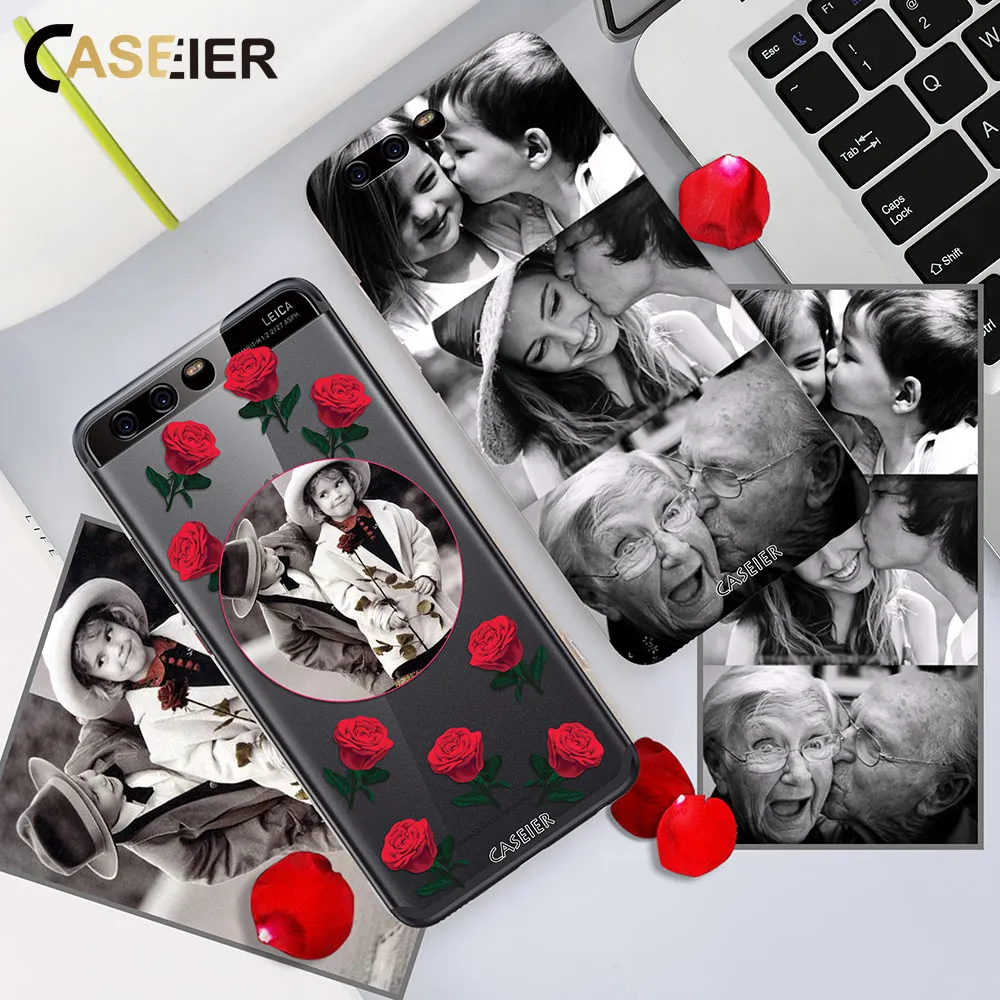 CASEIER уникальные Чехлы сделай сам для Huawei P10 P8 P9 lite Чехол Мягкий силиконовый чехол