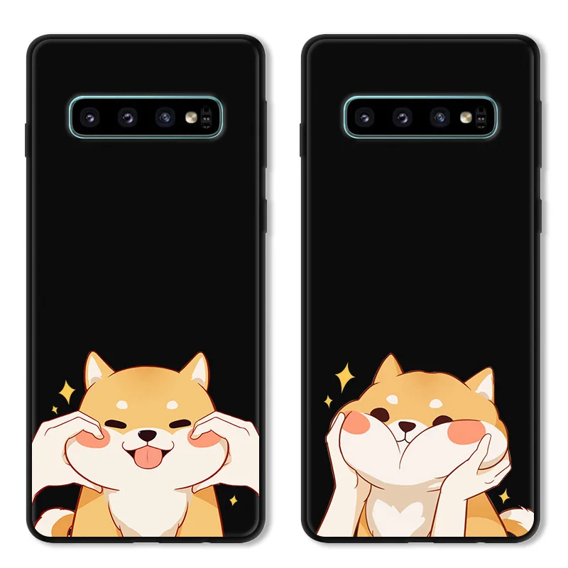 Case For Samsung Galaxy S10 Plus Cover Beautiful girl Shockproof Soft TPU Back S10+ G9750 Phone shell | Мобильные телефоны и