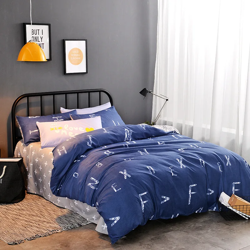 Комплект постельного белья из 3/4 предметов с пододеяльником | Дом и сад