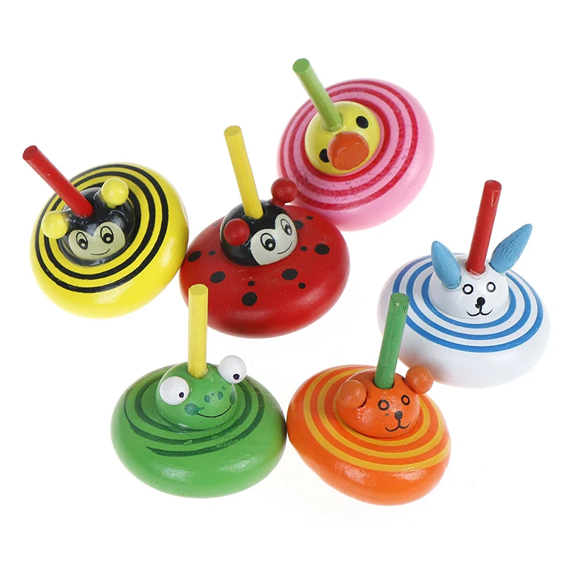 Детские развивающие деревянные игрушки с цветком вращающиеся для детей спиннинг