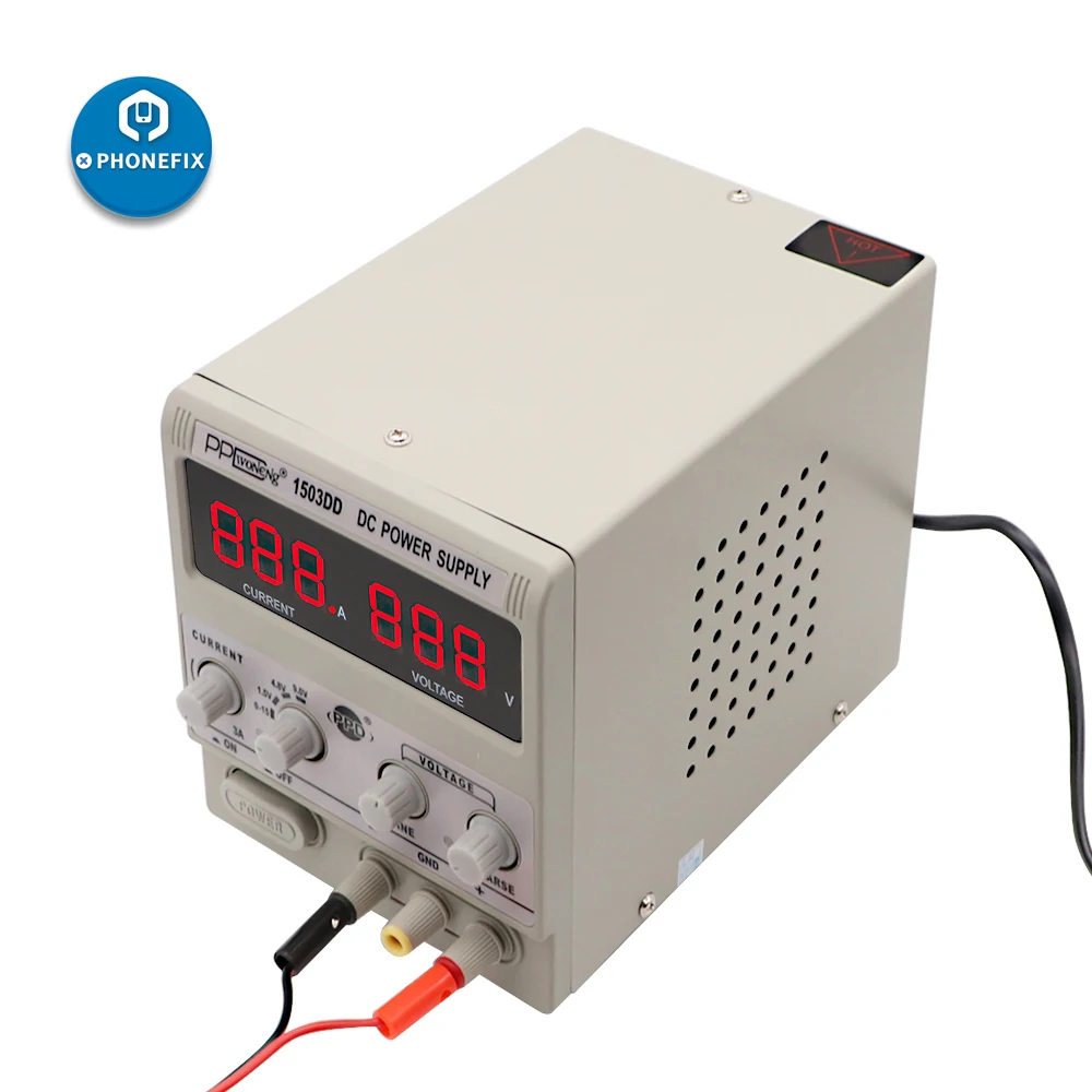 1503DD 15V 3A DC источник питания с переменным одним выходом 110 V/220 V AC кабель в комплекте