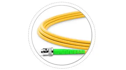 FirstFiber 1 м ST APC to G657A волоконный патч-кабель перемычка патч-корд Simplex 2 0 мм ПВХ OS2 SM