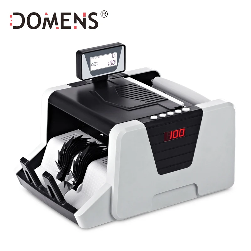 Вращающийся счетчик купюр нового дизайна с ЖК дисплеем функция обнаружения UV + MG