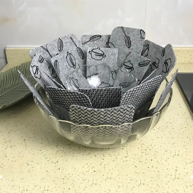 2 шт./компл. защита сковороды для горшков Нетканая ткань кухонные аксессуары от