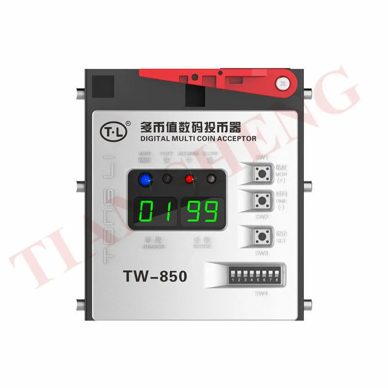 TW-850 цифровой топовый приемник для монет Токен селектор игрового шкафа киоска