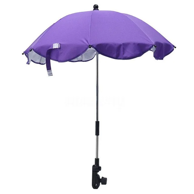 Type 1 Purple Детская коляска зонтик от солнца навес крышка коляска зонтик для коляски Аксессуары сиденье защита от солнца Регулируемый зонт - Цвет: Type 1 Purple