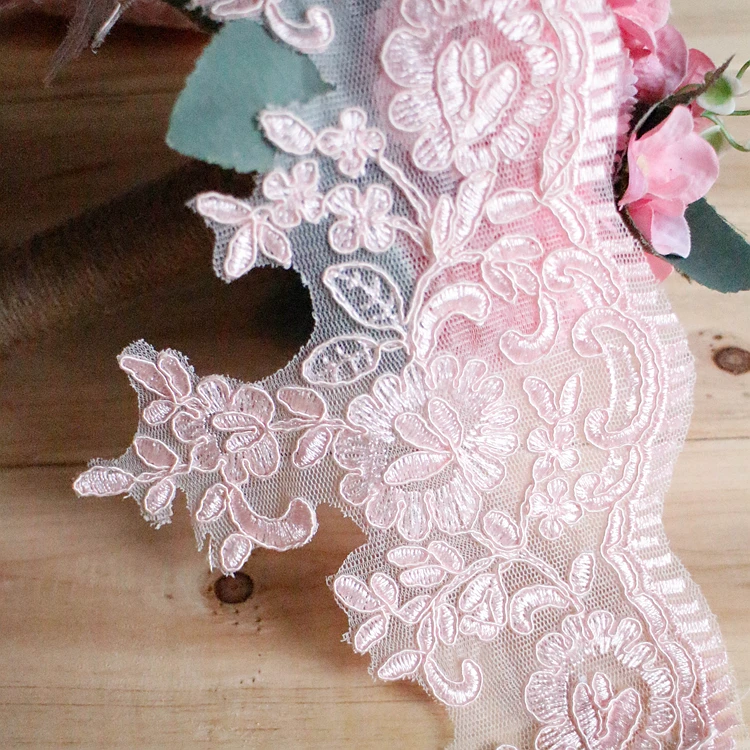 Кружевные кружевные платья ganza украшения для свадьбы 15 см|decorative lace trim|lace trimpink trim |