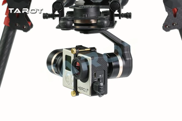 Tarot TL3T01 3Aixs бесщеточный шарнир для DIY радиоуправляемая беспилотная камера Gopro HERO3 HERO4 Спортивная камера аэрофотосъемка FPV