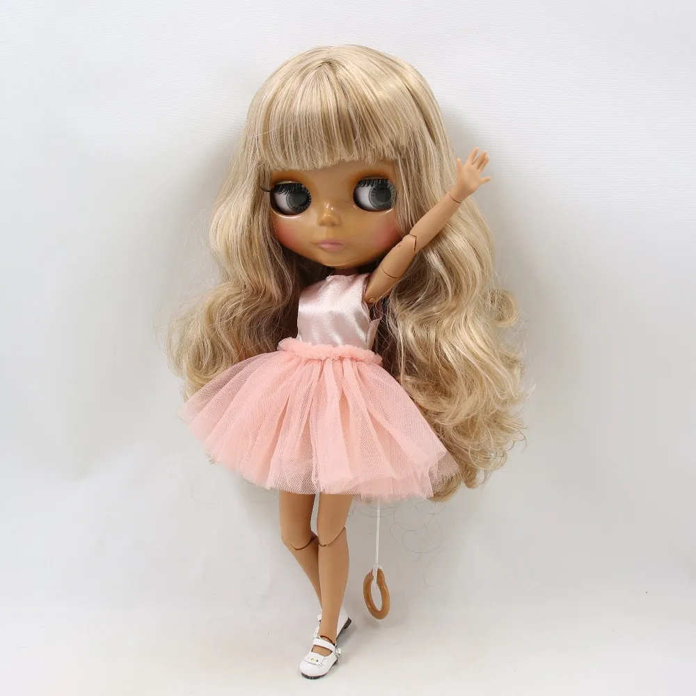 Фабрика blyth кукла 230BL10599400 темная кожа смешанные волосы тела 1/6 30 см