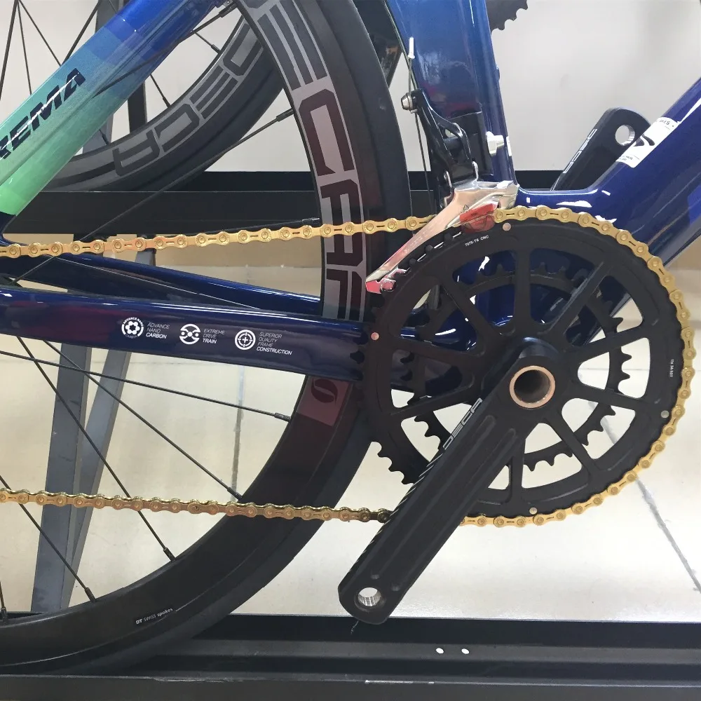 YBN Сверхлегкая 11 скоростная велосипедная цепь SLR полые золотые дороги MTB велосипедная цепь Shimano/SRAM/Campanolo система