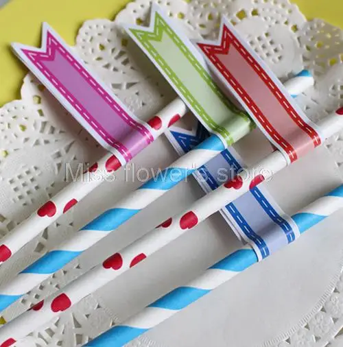 15 шт./страница декор с флагами красочные этикетки наклейки на ногти соломинки