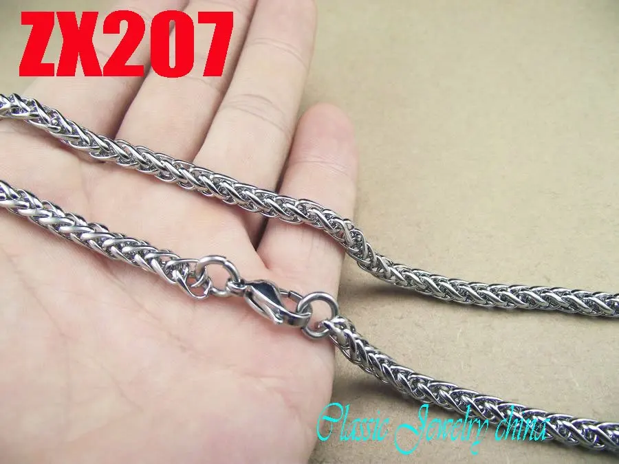 Цепочка из нержавеющей стали для мужчин плотная цепь в стиле панк с корзиной цветов 50 метров (без деталей) 5