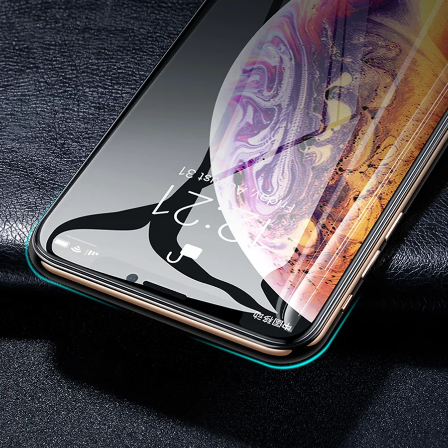 5D изогнутое полное покрытие закаленное стекло для iPhone XS MAX XR защита экрана