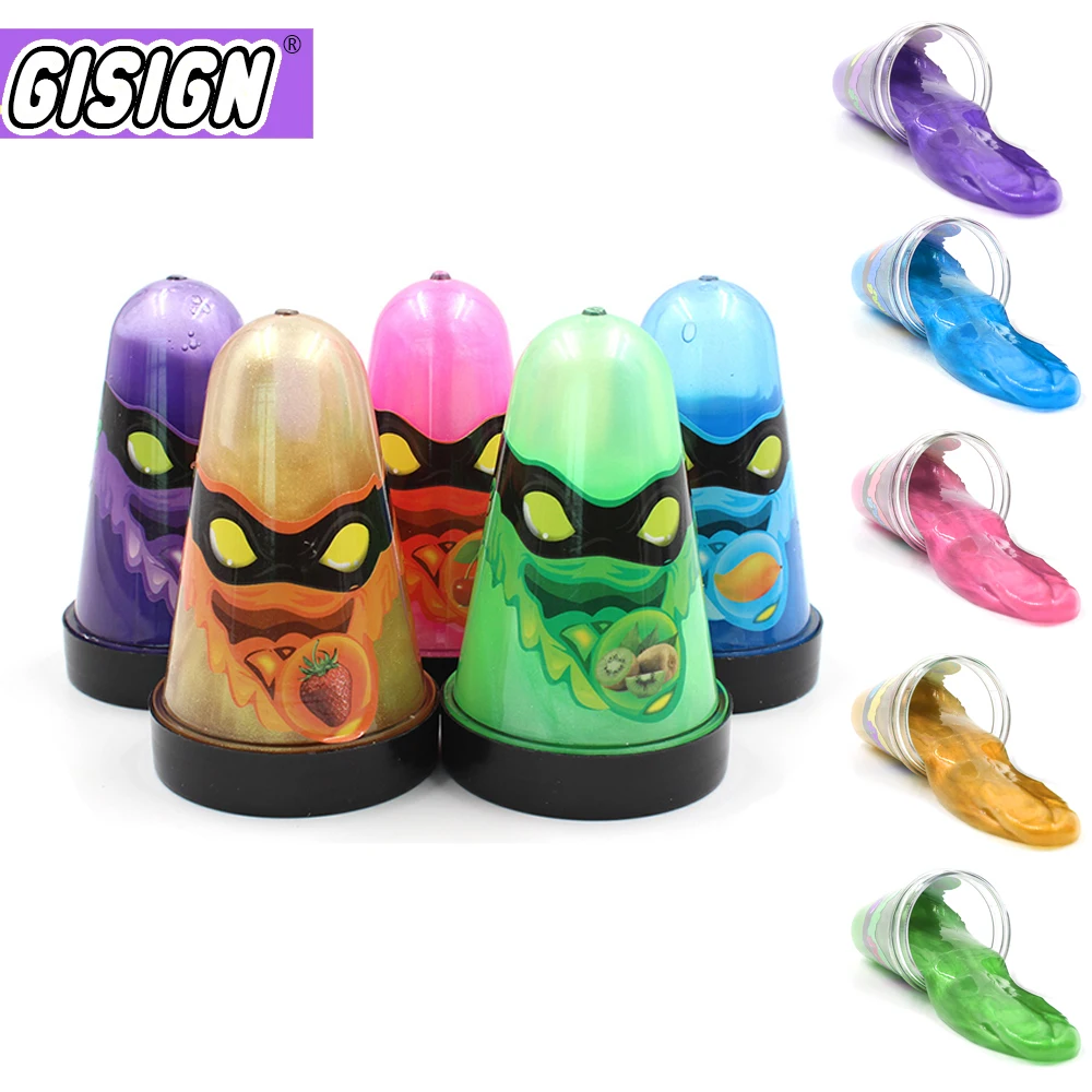 Ninja Slime Lizun кристалл Грязь пушистый моделирование мягкая глина блестящие игрушки клей вкус для слизи антистресс шпатлевка рук резинка пластилин