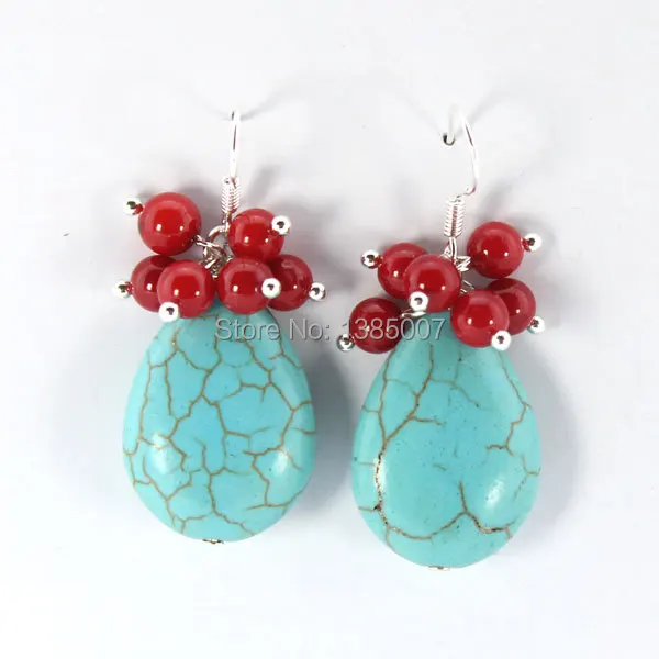 Beautiful 6 Row hot Jewelry Set Red Coral Necklace Birthday Gift Bridesmaid Statement | Украшения и аксессуары