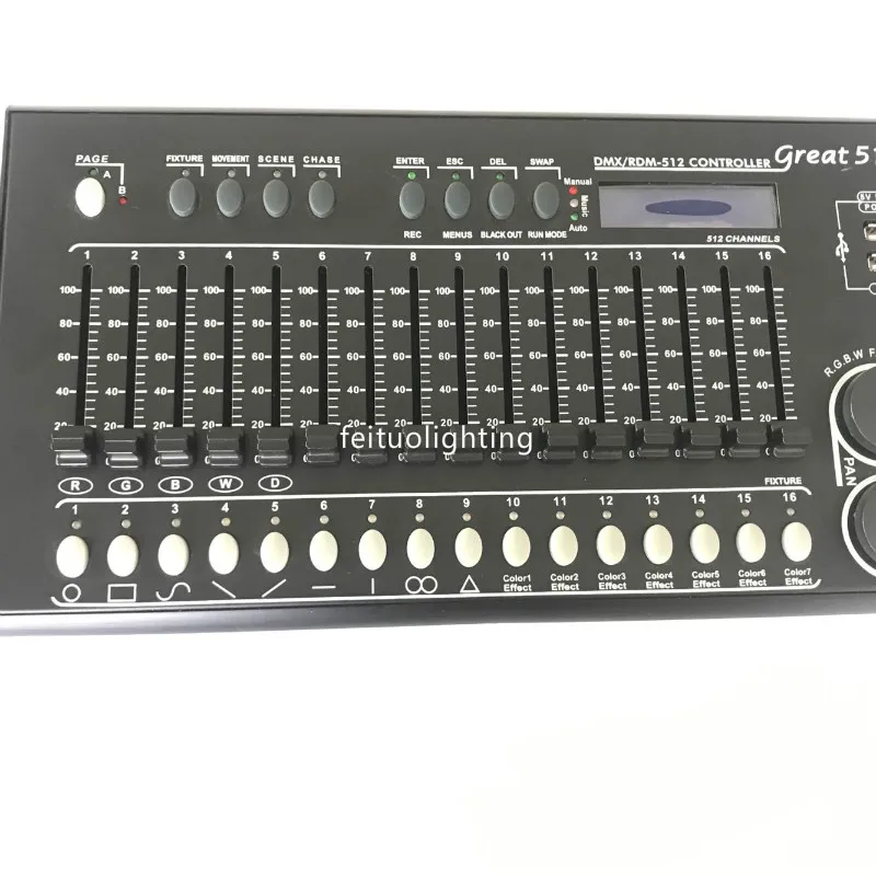 Высокое качество 512 канальный мини Dmx контроллер RDM Fuction USB сценический световой