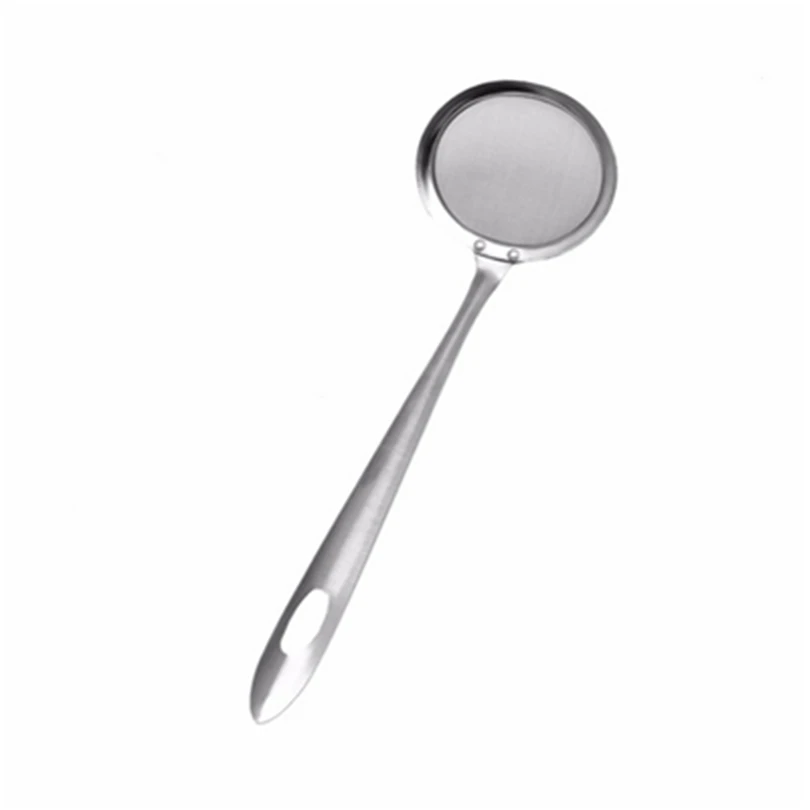 Круглый NetworkStainless сталь colanderSpoon фильтр сетчатый масляный Совок высокого качества