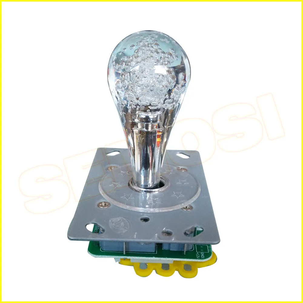 2/4/8 способ освещенной аркадной игры джойстик 7 цветов мигающий светодиодный