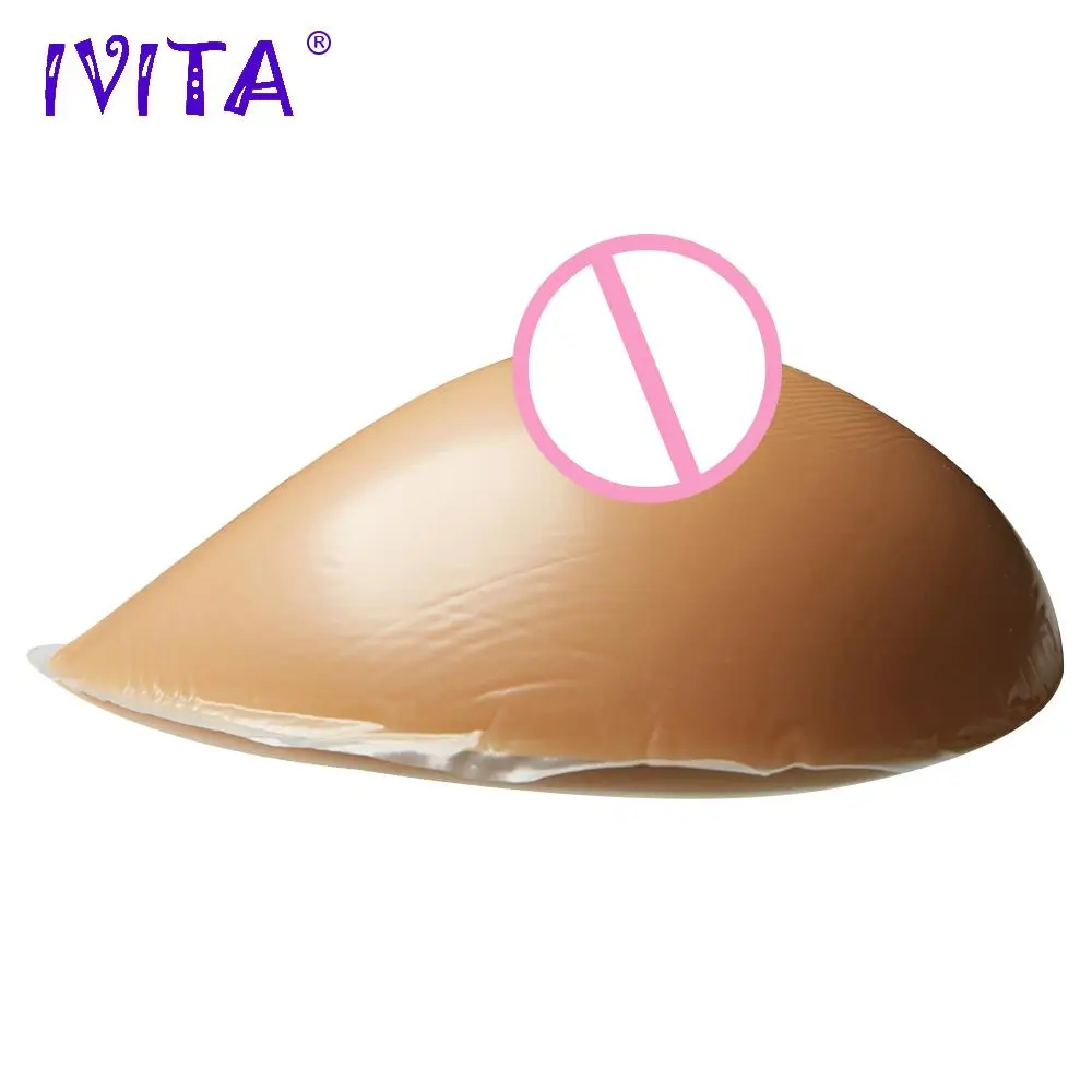 IVITA 4600 г огромная накладная Силиконовая грудь формы загара слеза мягкие