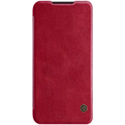 Красный Кожаный чехол для redmi 7 pro, защитный флип-чехол Nillkin QIN, чехол-кошелек, чехол для xiaomi redmi 7 pro redmi 7 Global - Цвет: Красный
