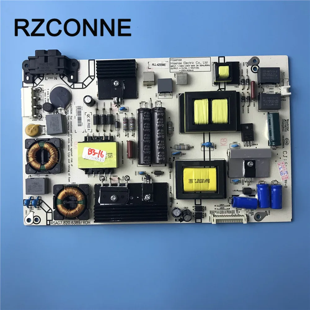 Плата питания для Hisense LED49K3100A RSAG7.820.6389/R0H HLL-4255WA 2pin |