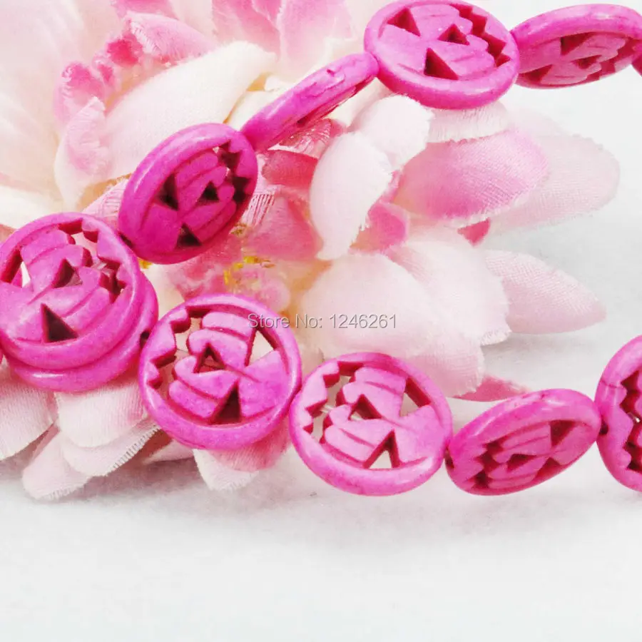 Аксессуары камень гримаса роза индейка россыпью круглые бусины сделай сам Howlite 15