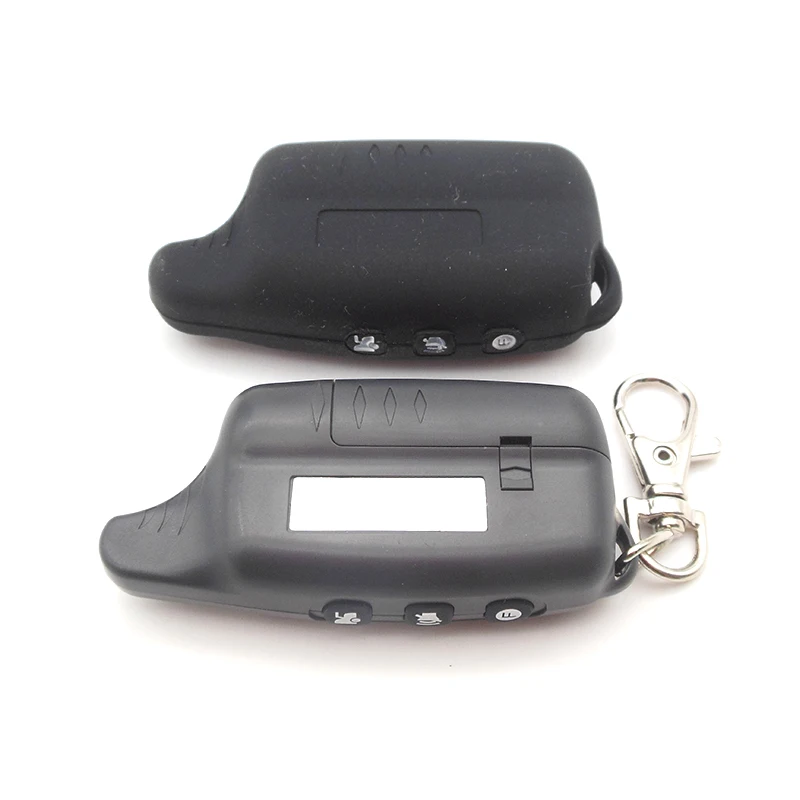 2-way TW 9010 LCD Remote Control Keychain + Silicone Case for TW9010 two way car alarm system Tomahawk TW-9010 Key Chain Fob | Автомобили