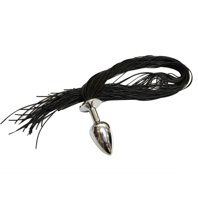 Металлическая Анальная пробка конский хвост анальная анальные интимные игрушки