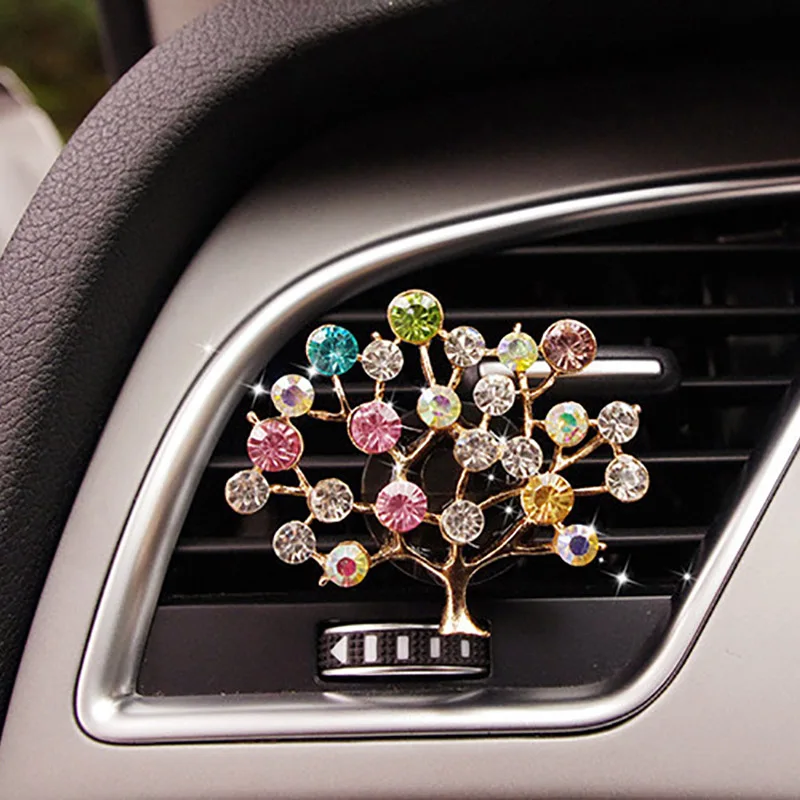 Diamond Tree JOORMOM милый мультфильм балетная девушка автомобиль духи клип кондиционер выход в дополнение к запаху ароматерапия для женщин - Название цвета: Diamond Tree