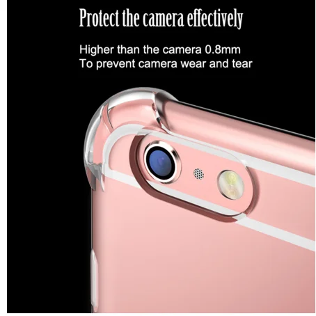 Супер Противоударный чистый мягкий чехол для iPhone 6 s 6S 7 8 Plus 7Plus X XS Max XR силиконовый