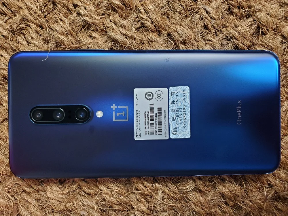 Мобильный телефон с глобальной ПЗУ Oneplus 7 Pro, 6 ГБ ОЗУ, 128 Гб ПЗУ, Восьмиядерный процессор Snapdragon 855, 6,67 дюймов, AMOLED, камера 48 МП, 4000 мАч