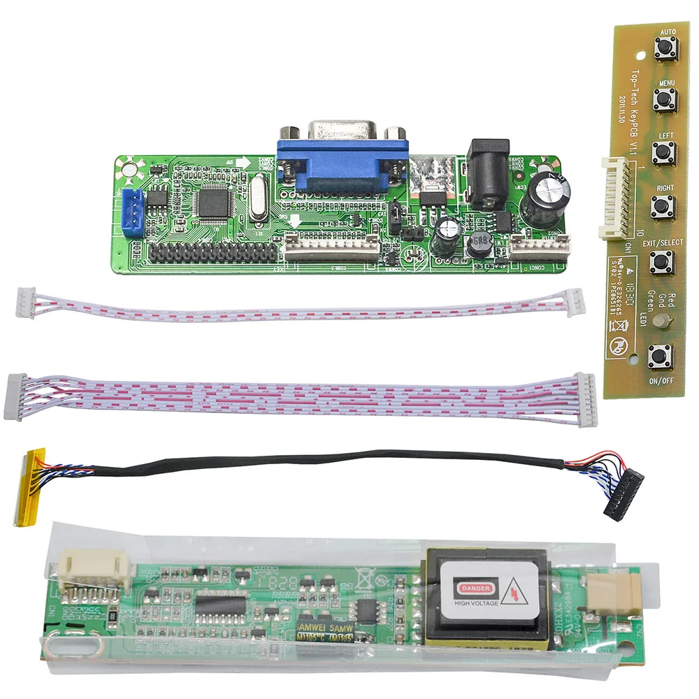 Универсальный конвертер VGA LVDS набор для платы ЖК контроллер DIY|Запасные части| |