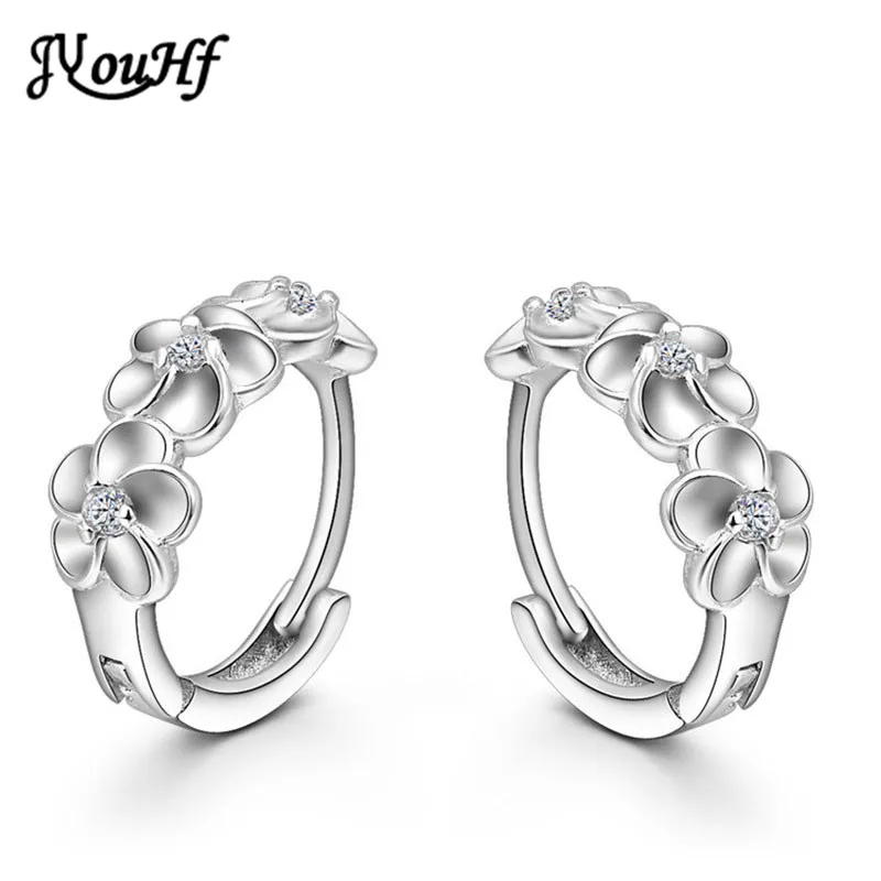 Женские серьги-гвоздики в виде цветка камелии | Украшения и аксессуары