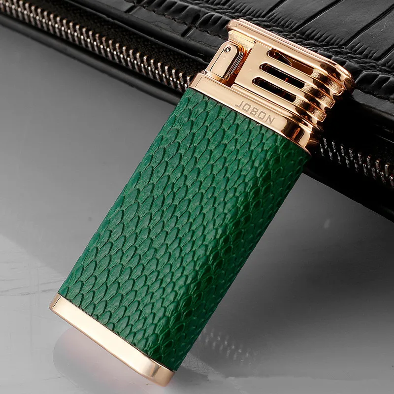 Новая кожаная USB Электронная зажигалка перезаряжаемая электронная сигаретная плазма двойная дуговая палка импульсные гаджеты встряхивание зажигания
