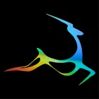 Забавное искусство прыгающий Газель олень модная виниловая наклейка на стену для дома, для окон и стекла двери автомобиля наклейки на мотоцикл