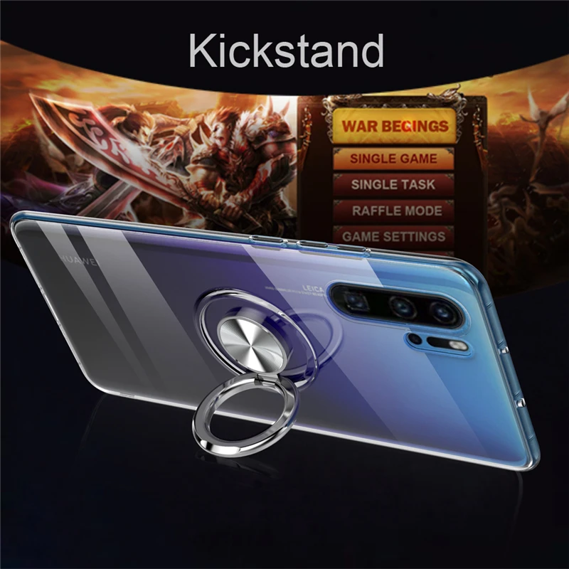 Чехол Alxun для Huawei P30 Pro роскошная Прозрачная мягкая силиконовая защита из ТПУ