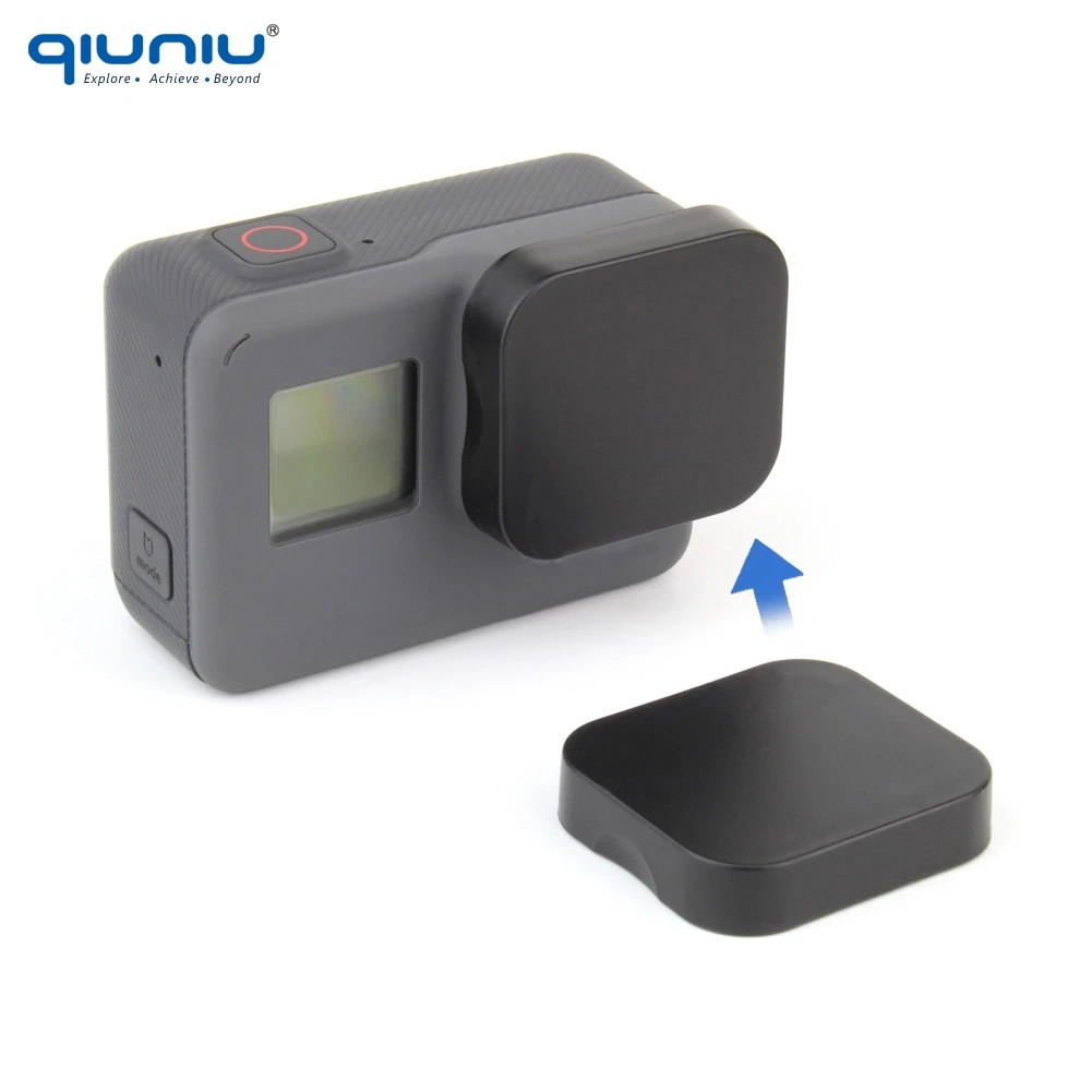 Твердый пластиковый защитный чехол для объектива QIUNIU аксессуары GoPro HERO5 HERO6 HERO7 Black