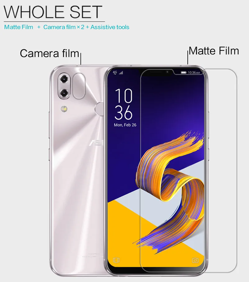 Прозрачная Матовая Защитная пленка Nillkin HD для Asus Zenfone 5 ZE620KL 5z ZS620KL мягкая