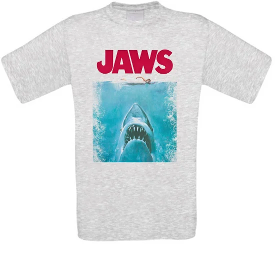 Jaws Белая Акула белая акула культ фильм футболка все размеры Новинка Лето Горячая