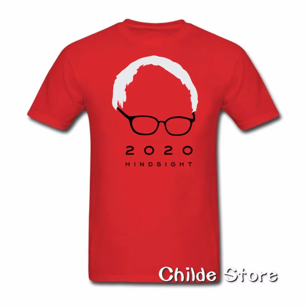 HINDSIGHT IS 2020 рубашка Bernie Sanders активистские футболки 2018 летняя футболка Топ с принтом