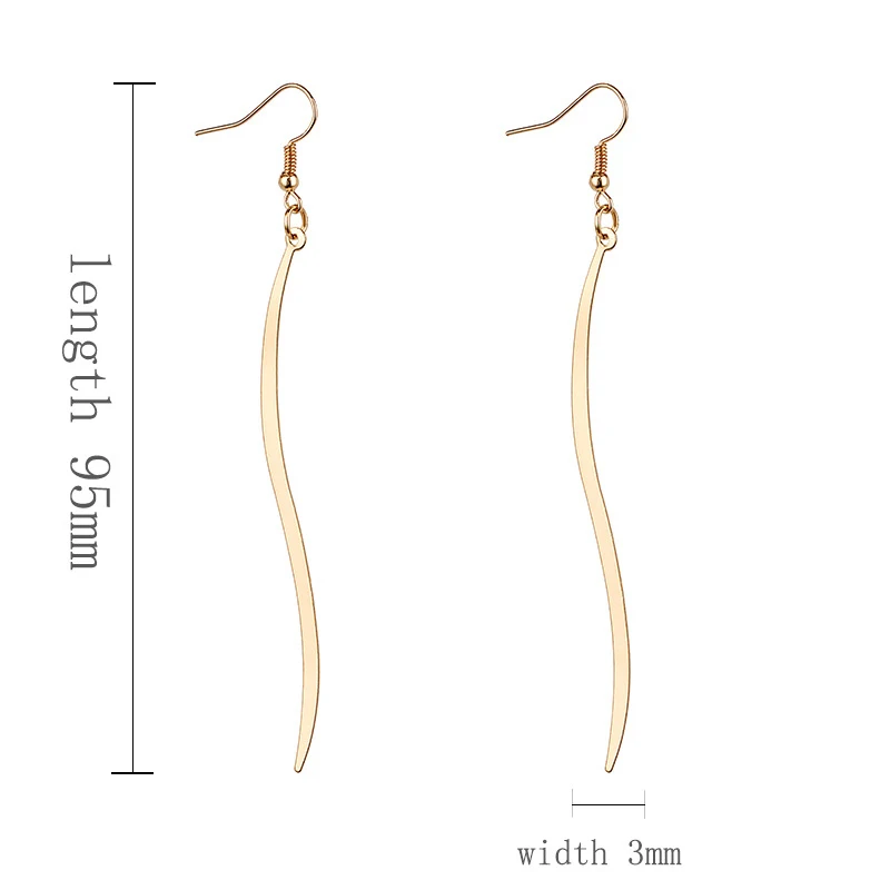 1 пара оптовая продажа модные панк корейские милые Простые Длинные