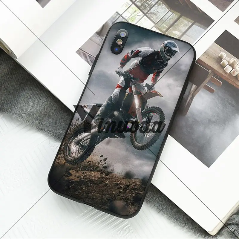 Yinuoda мотоциклетный чехол для телефона высокого качества iPhone X XS MAX 6 6s 7 7plus 8 8Plus 5 5S SE