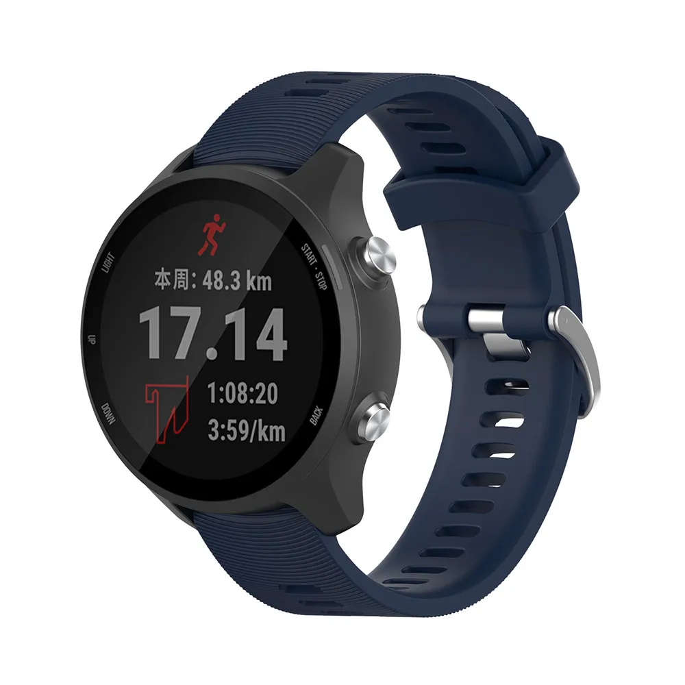 Силиконовый ремешок для смарт-часов Garmin Forerunner 245/ 245 м Smartwatch дыхания поверхность